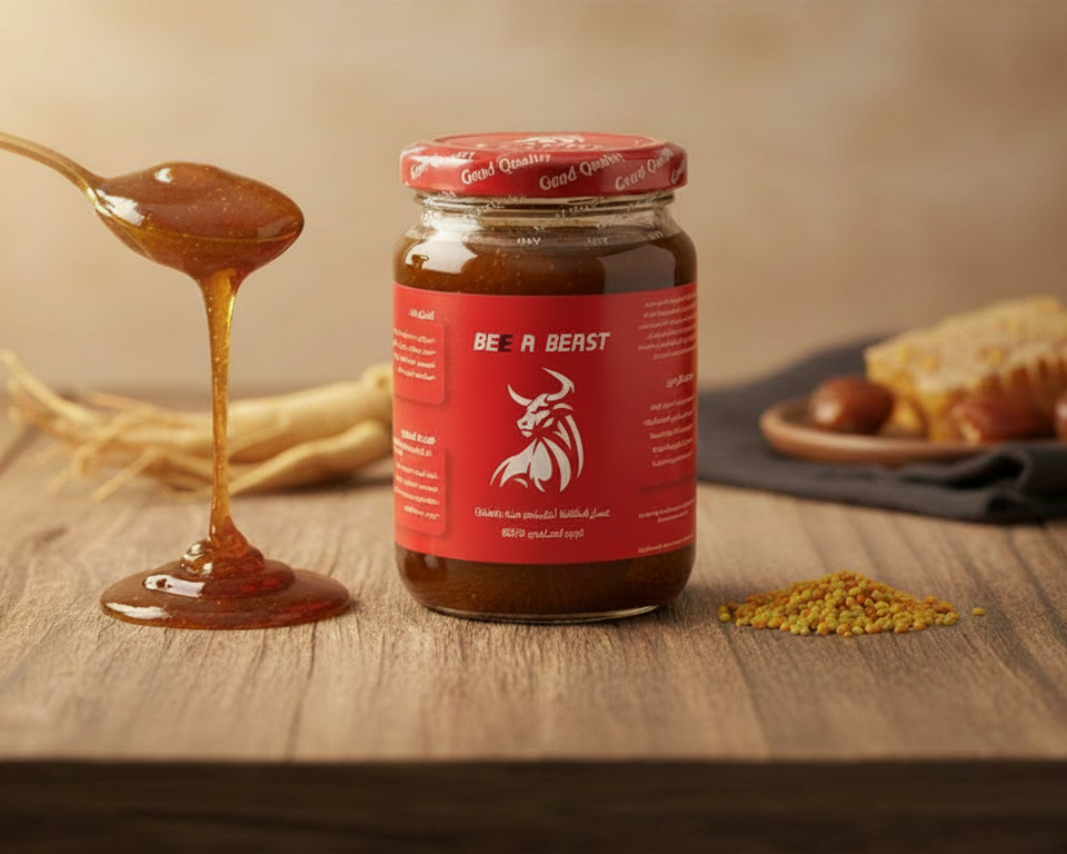 عسل الطاقة (الطبيعي مئة بامئة) 500غ